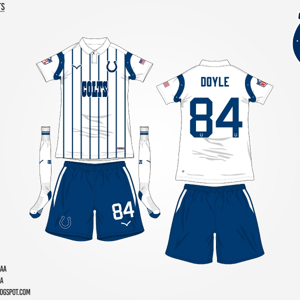 #NFLtoSoccerProject - Indianapolis Colts (Away)
