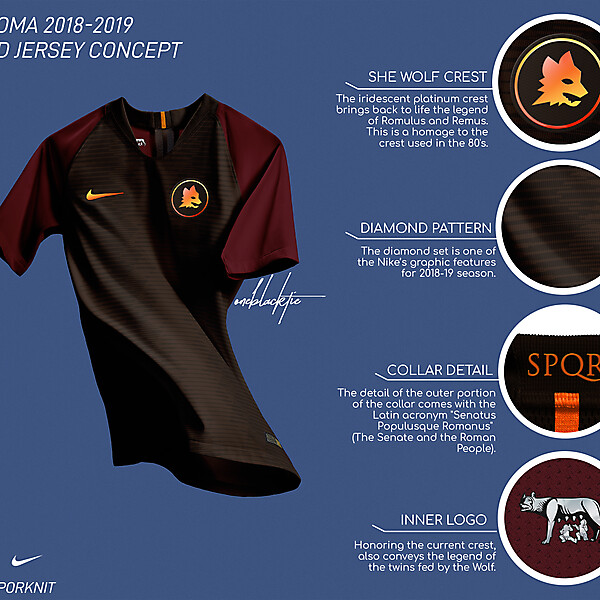 Nike AS Roma 2018-19 She Wolf Special Jersey