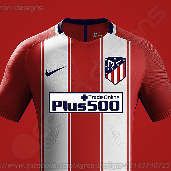 Nike Atlético Madrid 2017-18 Home Kit Prediction