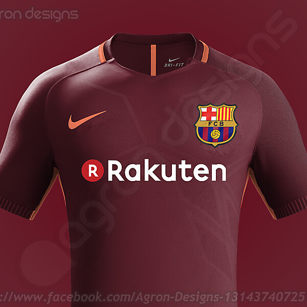 Nike Fc Barcelona 2017-18 Third Kit Based On Leaked Images