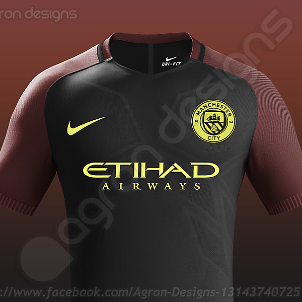 Nike Manchester City Away Kit 2016-17 based on leaked images