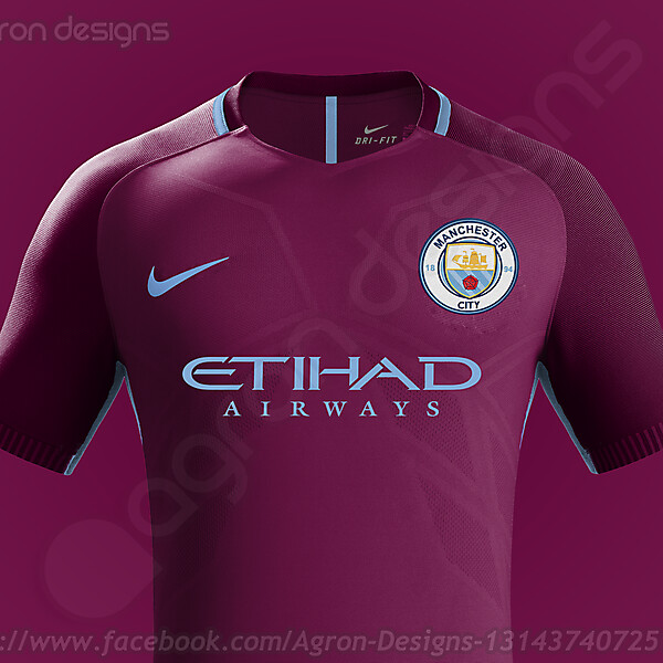 Nike Manchester City Fc 2017-18 Away Kit Based On Leaked Images
