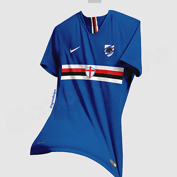 Nike Sampdoria Home Kit Concept