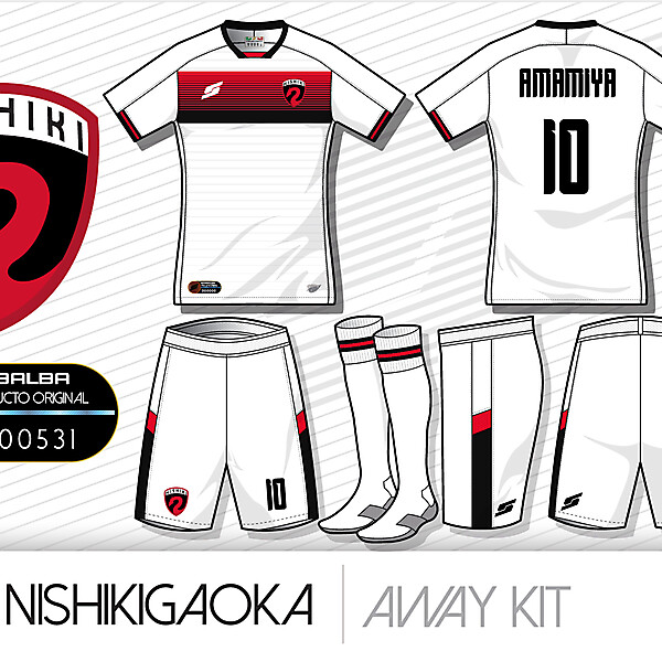Nishikigaoka Away kit