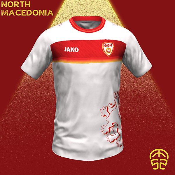 NORTH MACEDONIA AWAY KIT by Mangganate52