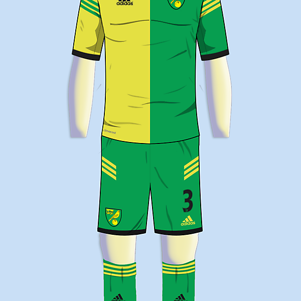 Norwich City - Home kit - Adidas