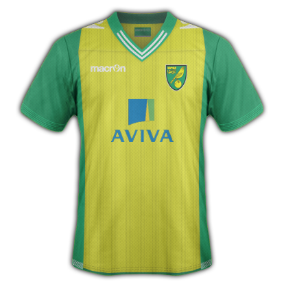 Norwich City fantasy Home kit by VSync32