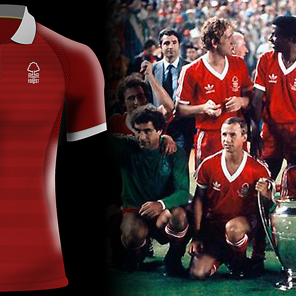 Nottingham Forest home jersey by J-sports