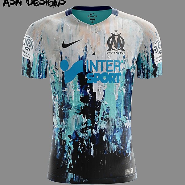 Olympique de Marseille Nike 2018 Home Kit