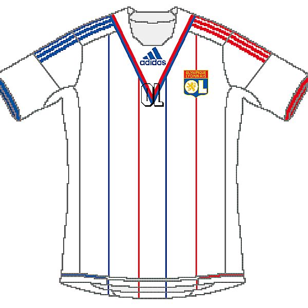 Olympique Lyon Adidas Home