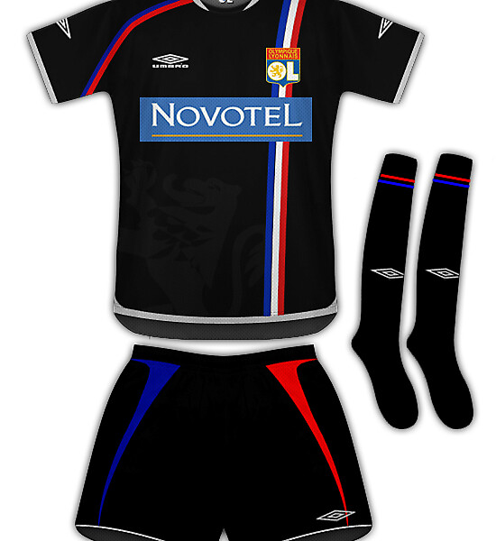 Olympique Lyon champions league kit