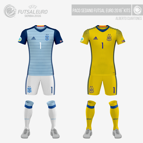 Paco Sedano Futsal EURO 2016™ Kits