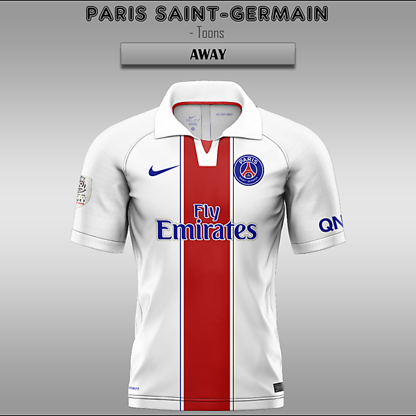 Paris Saint-Germain -- Home/Away/Third