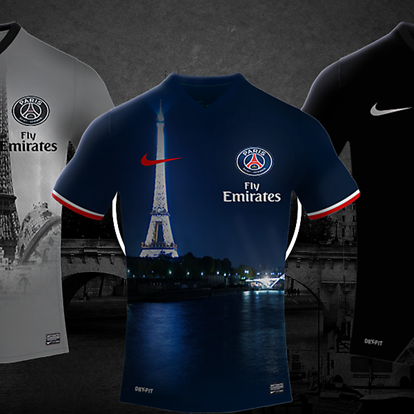 Paris Saint-Germain 17/18 Nike Kits