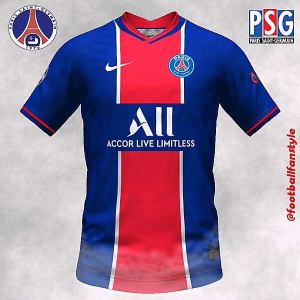 Paris Saint-Germain x Nike Home concept kit