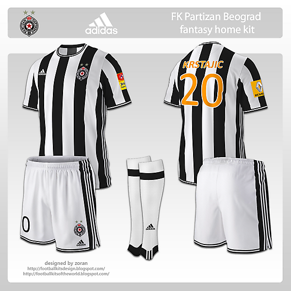 FK Partizan Beograd fantasy home