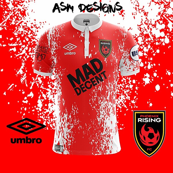 Phoenix Rising FC Umbro 2018 Home Kit