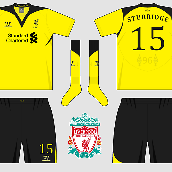 Liverpool Home, Away & Third Kits