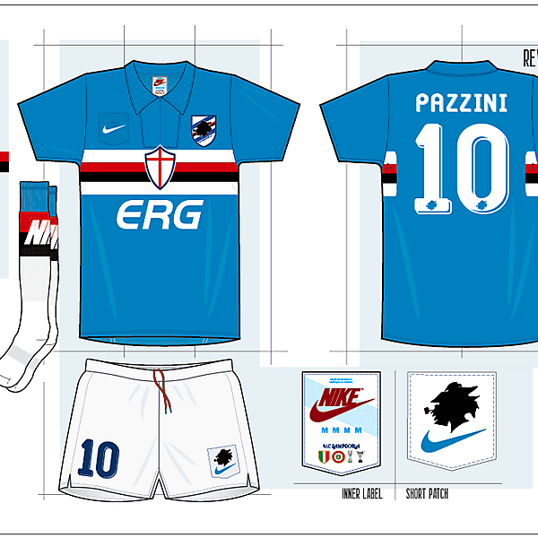 Sampdoria - Nike Template