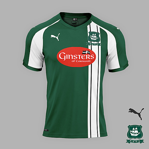 Plymouth Argyle home jersey