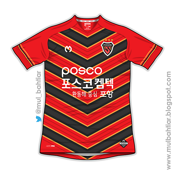 Pohang Steelers Home Jersey Concept
