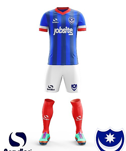 Portsmouth FC Home kit 2018