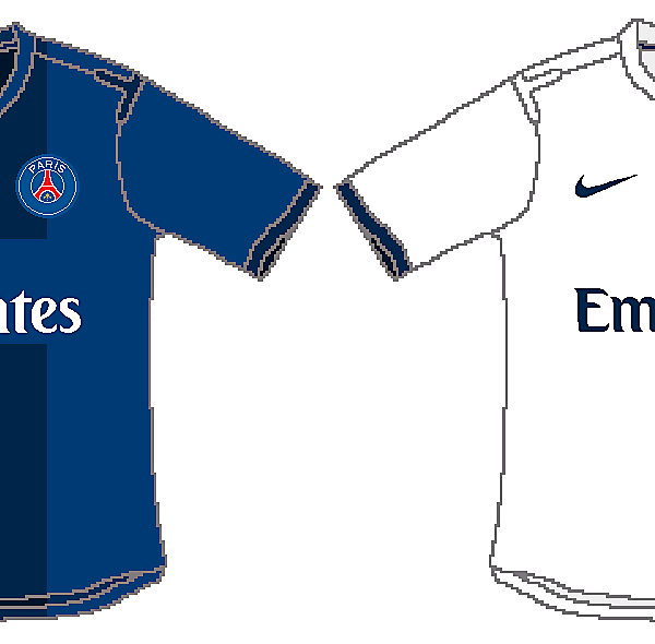 PSG 2014/2015 Home and Away Kits