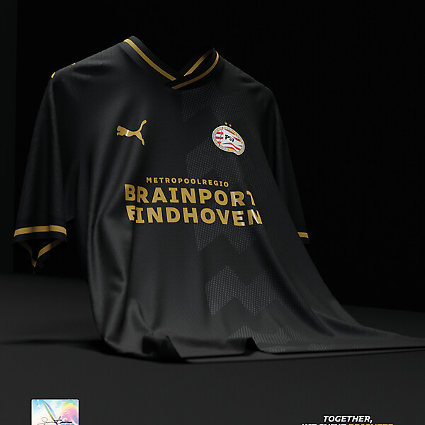 PSV Eindhoven x Puma third kit concept by jaccovansanten.nl