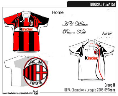 Ac Milan  Puma Kits, Home and Away new sponsor!