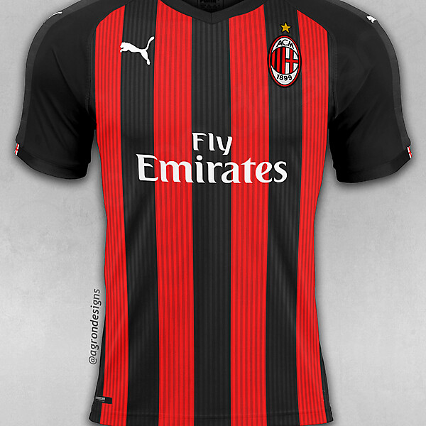 PUMA_AC MILAN HOME 2018-19 KIT CONCEPT