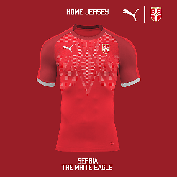 Puma Serbia 2018 Home Jersey Concept