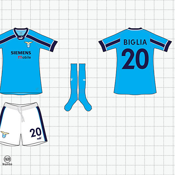 puma x kunto, lazio home kit