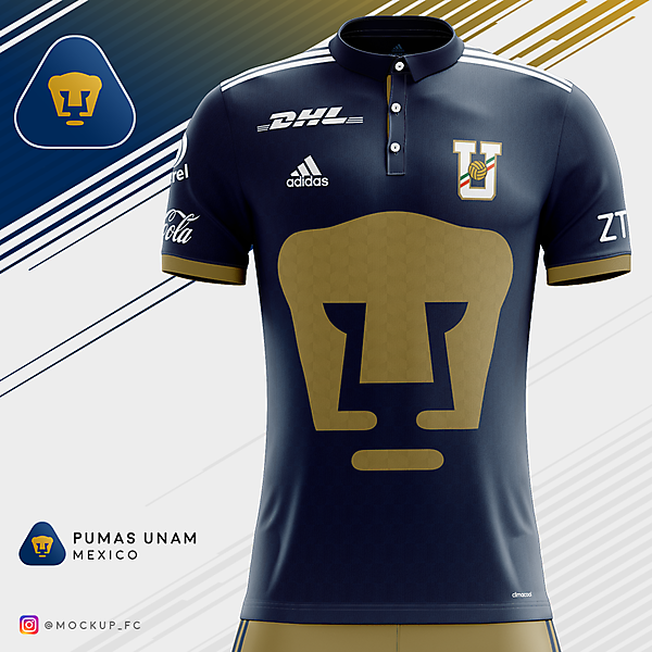 Pumas UNAM x Adidas - Home Kit
