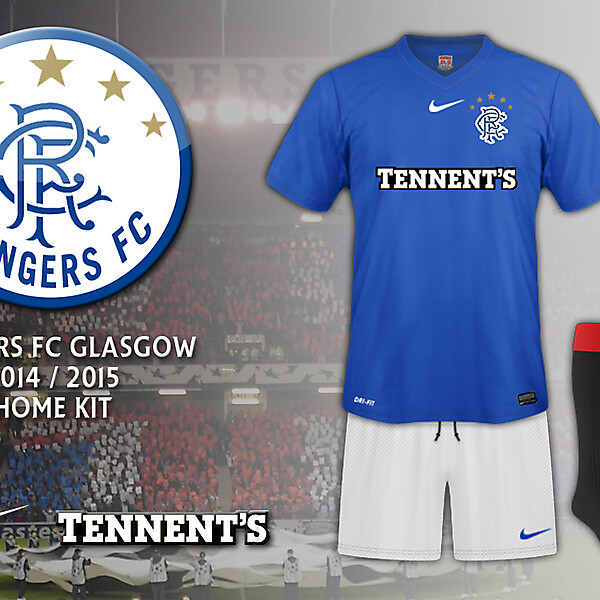 Rangers FC Glasgow 2014-2015 Home