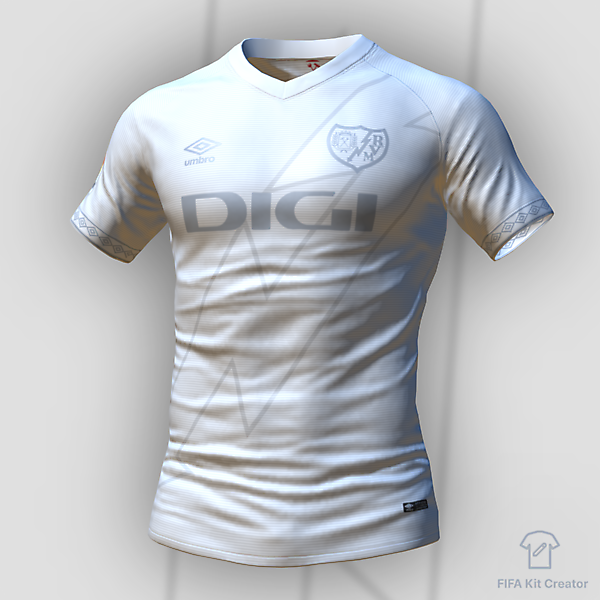 Rayo Vallecano Whiteout home concept