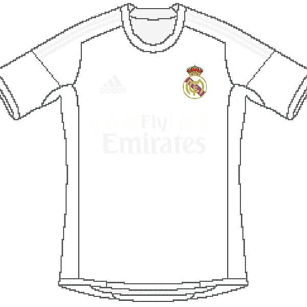 Real Madrid Adidas Home (as it should be)