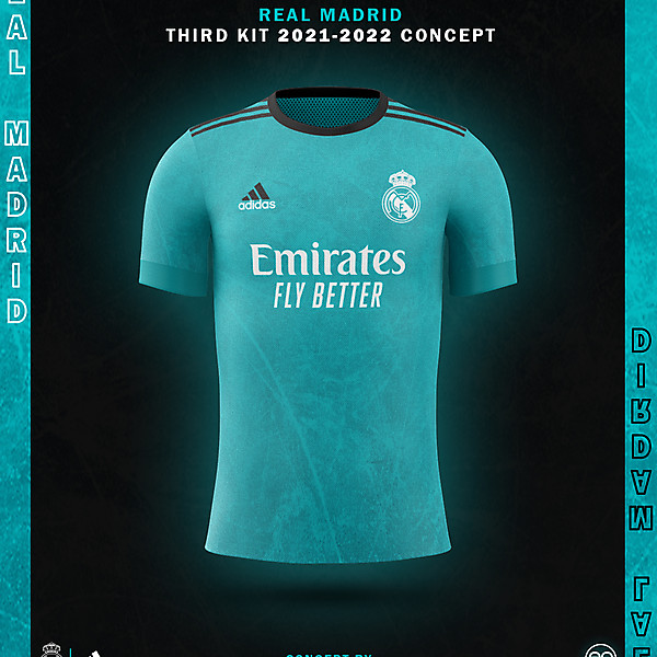 Real Madrid Third Kit Concept 2021-2022 