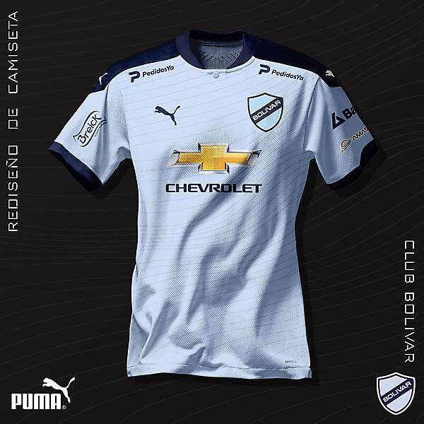 Rediseño de camiseta - Club Bolívar - Puma 2021