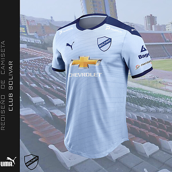 Rediseño de camiseta 2021 - Club Bolívar