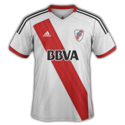 River Plate Home kit 2015/16 with Adidas