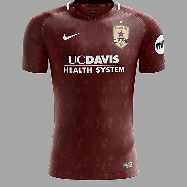 Sacramento Republic FC Nike 2018 Home Kit