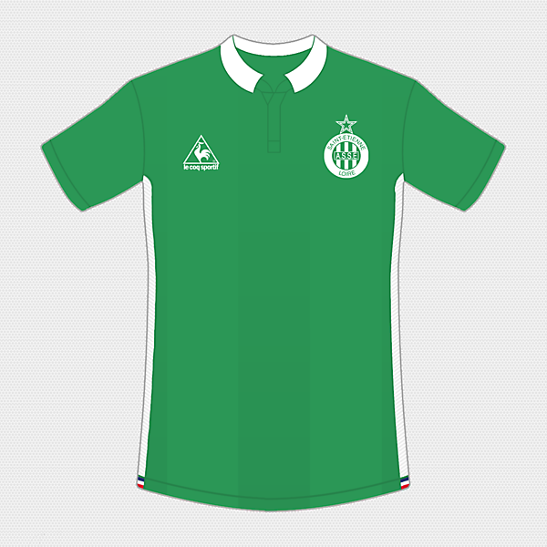Saint Etieene 15-16 Home  /  Le Coq Sportif