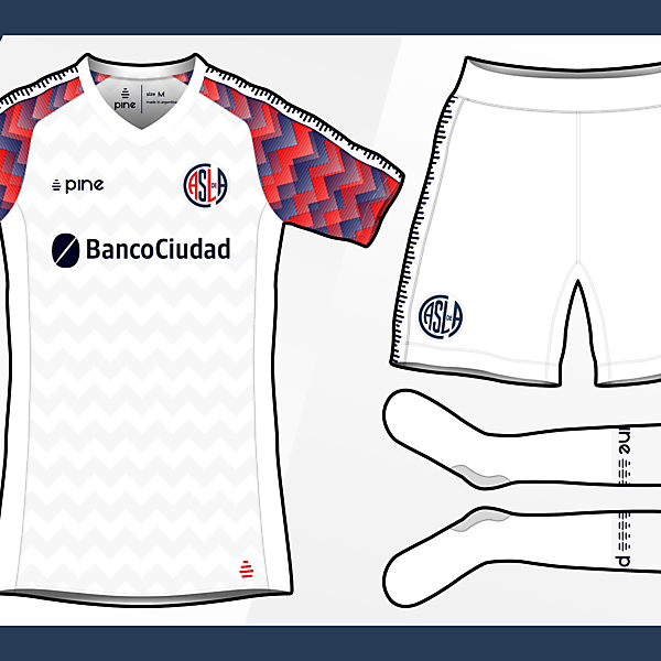 San Lorenzo de Almagro Away Kit by Pine