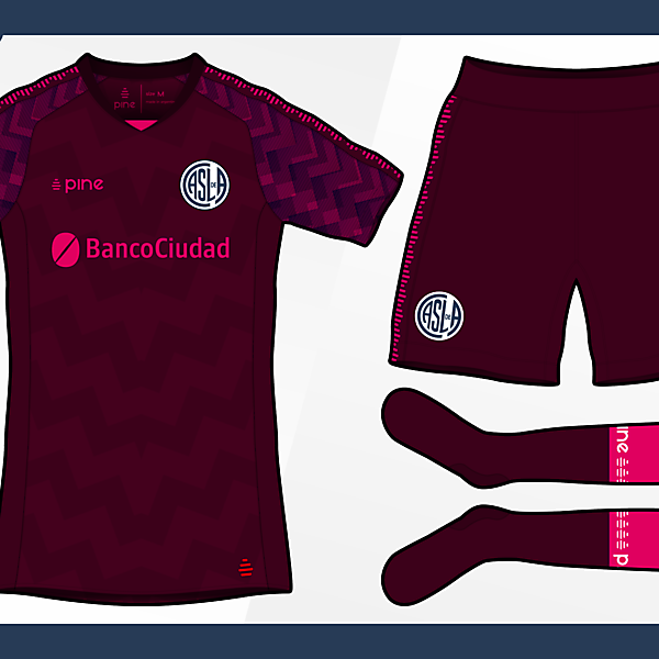 San Lorenzo de Almagro Third Kit by Pine