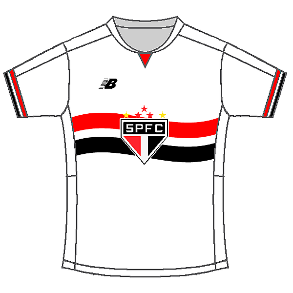 São Paulo FC Home Kit by #Sportix