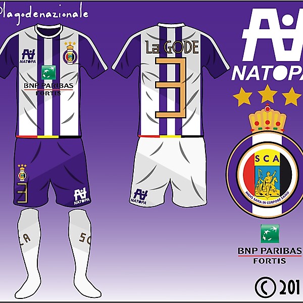 SC Anderlecht Fantasy Kit and Logo Design