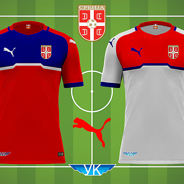 Serbia Puma Home Away Kit