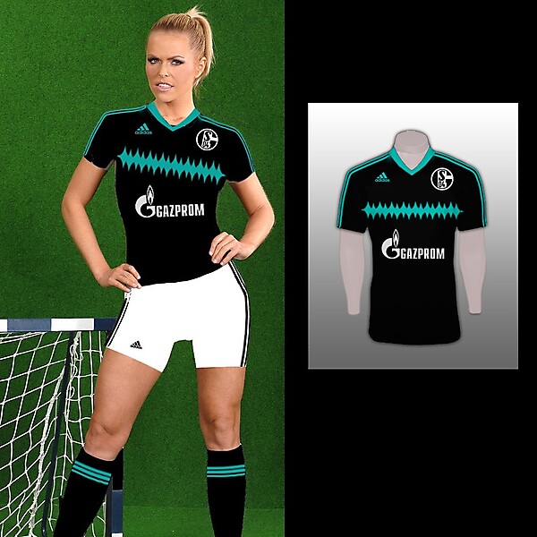 shalke 04 home and away adidas