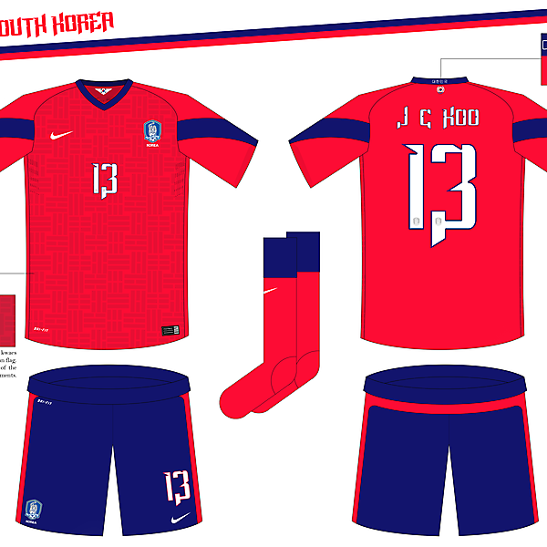 South Korea Home Kit (WC Competition)