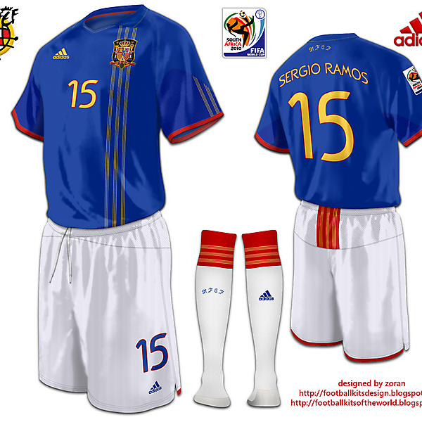 Spain World Cup 2010 fantasy away